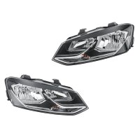 Headlight Set 12 V H7/H7 WY21W W5W FF Halogen HELLA for...