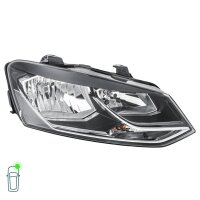 Headlight Set 12 V H7/H7 WY21W W5W FF Halogen HELLA for e.g. VW POLO