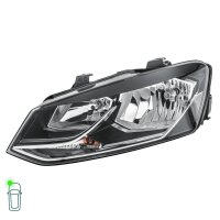 Headlight Set 12 V H7/H7 WY21W W5W FF Halogen HELLA for e.g. VW POLO