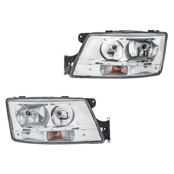 Hauptscheinwerfer-Set li re 24 V PY21W H7/H7 H21W Halogen HELLA für u.a. MAN TGS