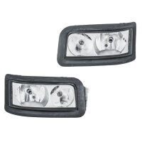 Headlight Set left right 24 V W5W H7/H7 halogen HELLA for...