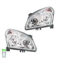 Headlight Set 12 V H7/H7 W5W PY21W Halogen HELLA for...