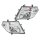 Scheinwerfer-Set links/rechts H4 HELLA für Nissan Np300 Navara (D40)