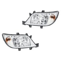 Headlight Set 12 V W5W PY21W H7/H3/H7 halogen HELLA for...