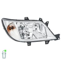 Headlight Set 12 V W5W PY21W H7/H3/H7 halogen HELLA for e.g. MB SPRINTER