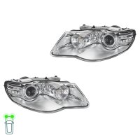 Headlight Set left right 12 V D1S/H7 bi-xenon HELLA for...