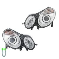 Headlight Set 12 V D1S/H7 PY21W bi-xenon halogen HELLA...