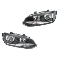 Scheinwerfer-Set links/rechts W5W HELLA für VW Polo...