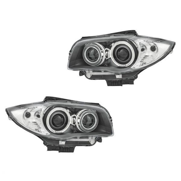 Hauptscheinwerfer-Set li re 12 V PY24W H8 D1S Bi-Xenon HELLA für u.a. BMW 1er