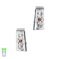 Headlight Set 24 V H1 PY21W W5W H7 Halogen HELLA for...