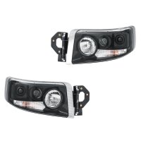 Hauptscheinwerfer-Set 24 V H7/H3 PY21W W5W H15 Halogen DE...