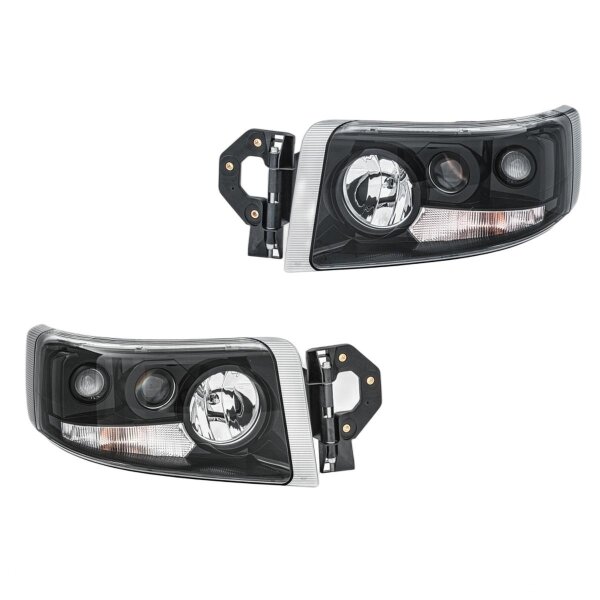 Scheinwerfer-Set li/re H7/H1 HELLA für Renault Trucks Premium II Distr./Lander