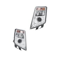 Headlight Set 24 V LED PY21W H7/H7 halogen DE HELLA for...