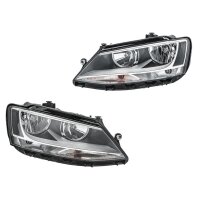 Headlight Set left right 12 V PY21W P21W H7/H7 Halogen...