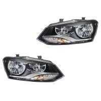 Scheinwerfer-Set links/rechts W5W HELLA für VW Polo...