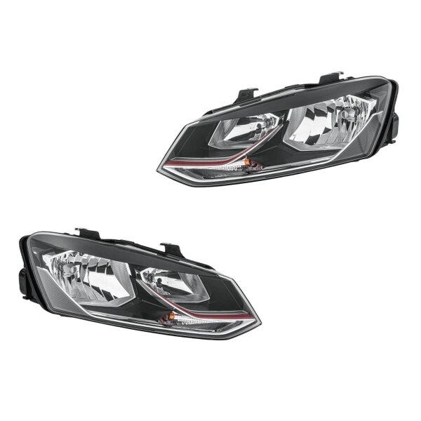 Scheinwerfer-Set links/rechts W3W HELLA für VW Polo (6R1, 6C1)