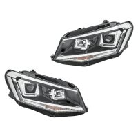 Headlight Set 12 V W21/5W D3S LED Bi-Xenon DE HELLA for...