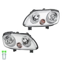 Headlight Set 12 V H7/H1 PY21W W5W Halogen HELLA for e.g....