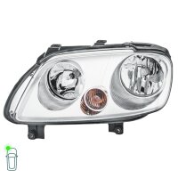 Headlight Set 12 V H7/H1 PY21W W5W Halogen HELLA for e.g. VW TOURAN