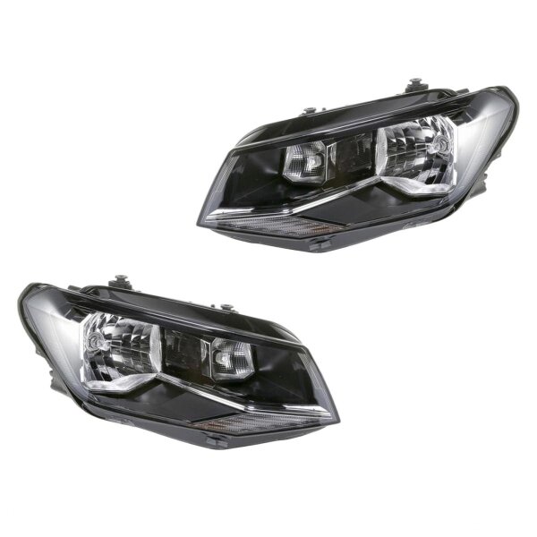 Hauptscheinwerfer-Set 12 V W21/5W H21W H4 Halogen FF HELLA für u.a. VW CADDY
