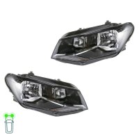 Hauptscheinwerfer-Set 12 V W21/5W H21W H4 Halogen FF...