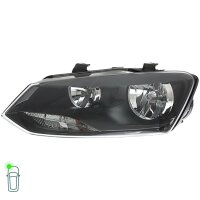 Headlight Set 12 V W5W PY21W H7/H7 FF Halogen HELLA for e.g. VW POLO