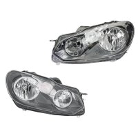 Headlight Set 12 V W5W H7 H15 PSY24W Halogen FF HELLA for...