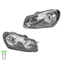 Headlight Set 12 V W5W H7 H15 PSY24W Halogen FF HELLA for...