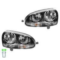 Headlight Set left right 12 V H7/H7 W5W PY21W Halogen...