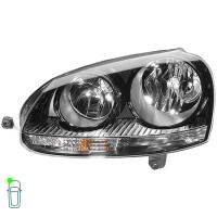 Headlight Set left right 12 V H7/H7 W5W PY21W Halogen HELLA for e.g. VW GOLF