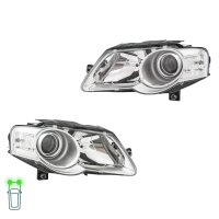 Headlight Set 12 V H7/H7 W5W FF Halogen DE HELLA for e.g....