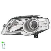 Headlight Set 12 V H7/H7 W5W FF Halogen DE HELLA for e.g. VW PASSAT