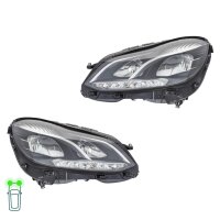 Headlight Set 12 V PSY24W LED H7 Halogen HELLA for e.g....