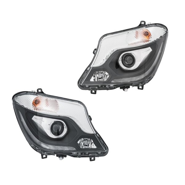 Scheinwerfer-Set li/re LED HELLA für Mercedes-Benz Sprinter 3,5-T Box (906)