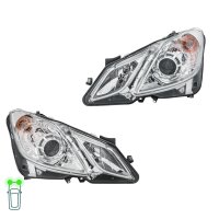 Headlight Set 12 V W5W PY21W H7/H7 Halogen DE HELLA for...