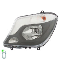 Headlight Set 12 V W21W PY21W H7/H7 W5W Halogen HELLA for e.g. MB