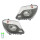 Headlight Set 12 V W21W PY21W H7/H7 W5W Halogen HELLA for e.g. MB