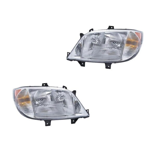 Scheinwerfer-Set li/re H7/H1 HELLA für Mercedes-Benz Sprinter 3-T Chassis (903)