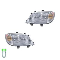 Hauptscheinwerfer-Set links rechts 12 V H7/H1 Halogen...