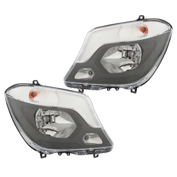 Scheinwerfer-Set li/re W5W HELLA für Mercedes-Benz Sprinter 3,5-T Box (906)