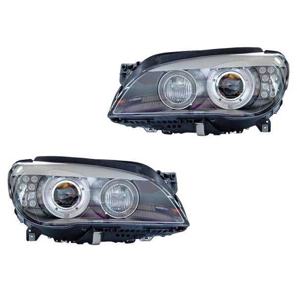 Hauptscheinwerfer-Set links rechts 12 V H8 LED D1S/H3 Bi-Xenon HELLA für BMW 7er
