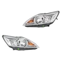 Headlight Set 12 V PY21W W5W H7/H1 Halogen HELLA for FORD...