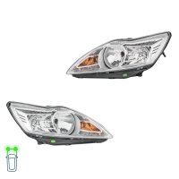 Headlight Set 12 V PY21W W5W H7/H1 Halogen HELLA for FORD...