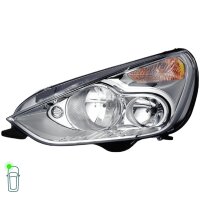 Headlight Set left right 12 V PY21W H7/H1 Halogen HELLA for e.g. FORD S-MAX