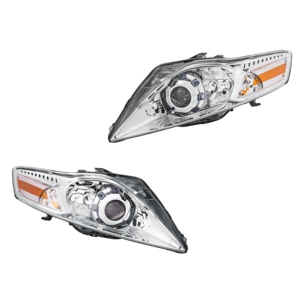 Headlight Set 12 V W5W PY21W D1S/H1 bi-xenon HELLA for FORD MONDEO and others