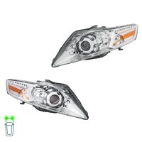 Headlight Set 12 V W5W PY21W D1S/H1 bi-xenon HELLA for...