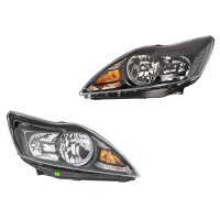 Headlight Set 12 V PY21W H7/H1 W5W Halogen HELLA for FORD...