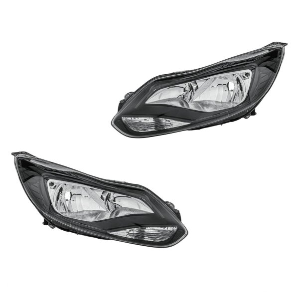 Hauptscheinwerfer-Set 12 V H7/H1 W5W PY21W Halogen HELLA für u.a. FORD FOCUS