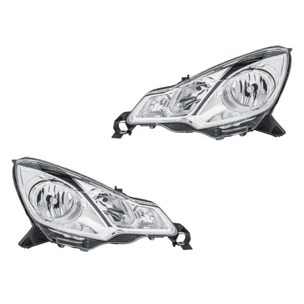 Hauptscheinwerfer-Set li re 12 V H7/H1 W5W PY21W HELLA für u.a. CITROËN DS3