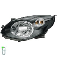 Headlight Set left right 12 V H4 W5W PY21W FF HELLA for RENAULT TWINGO